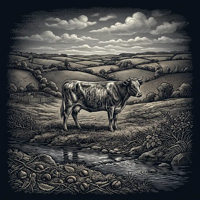 Pied Beauty by Gerard Manley Hopkins, wood-engraving cover