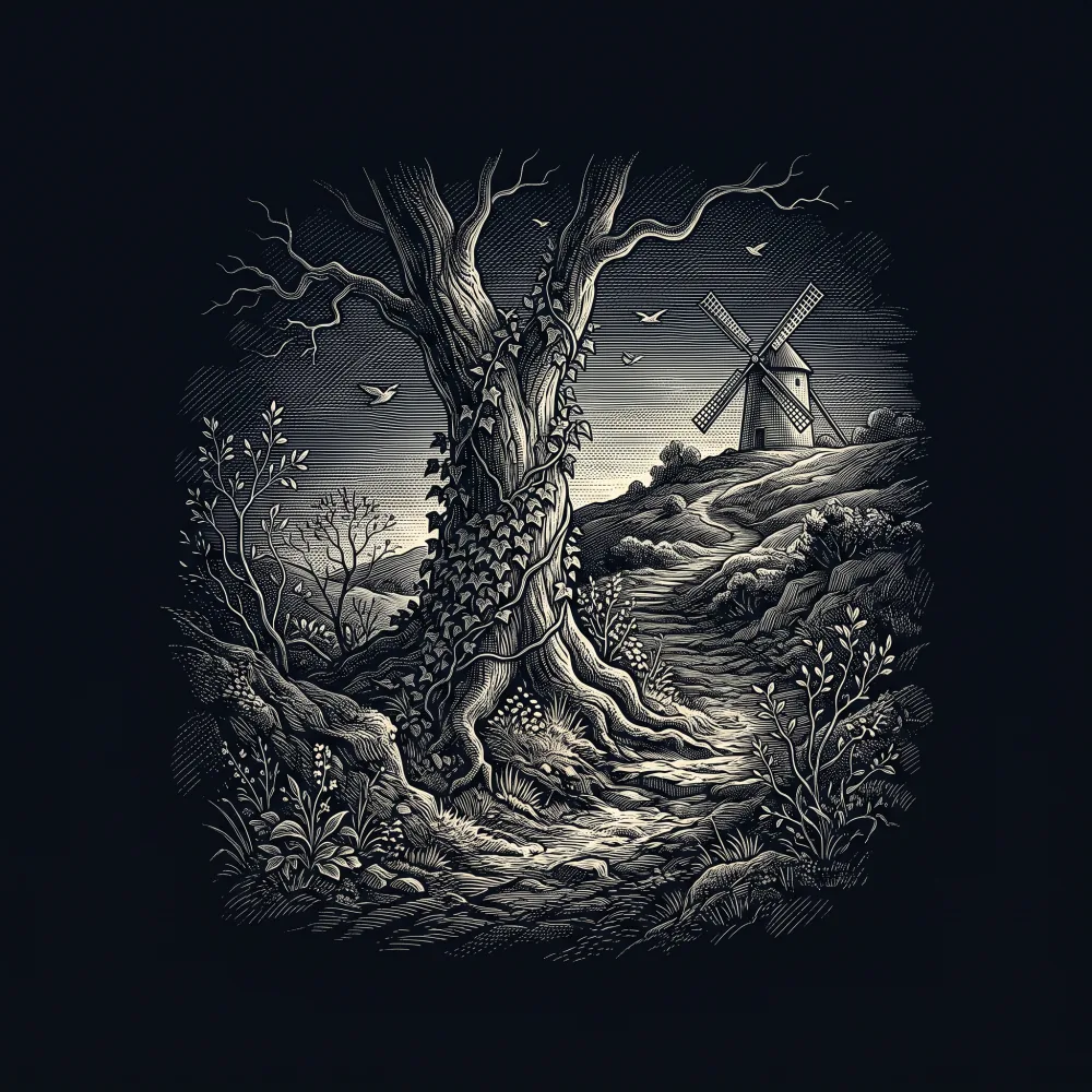 Ad Agros by Gonçalves Crespo, wood-engraving cover