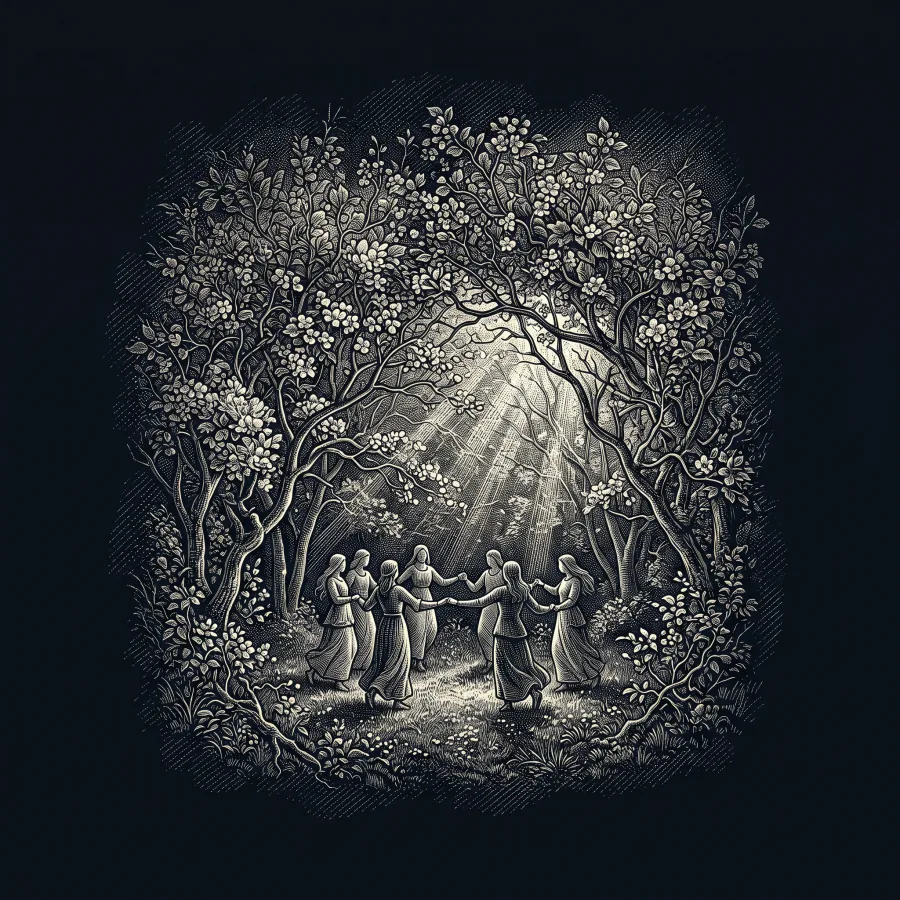 Bailemos agora, por Deus, ai velidas by João Zorro, wood-engraving cover