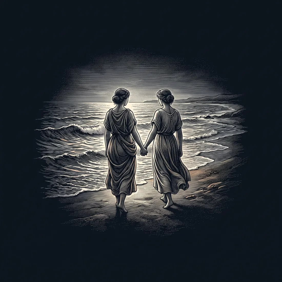 Quantas sabedes amar amigo by Martim Codax, wood-engraving cover