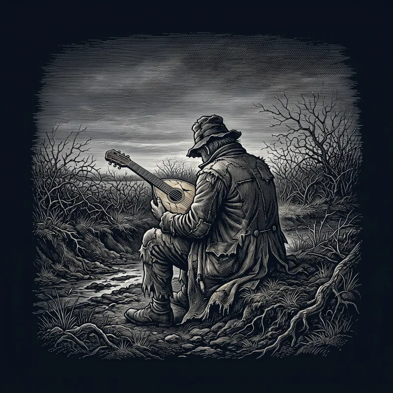 A Hate-Song by Percy Bysshe Shelley, wood-engraving cover