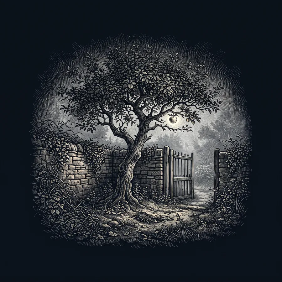A POISON TREE by William Blake, wood-engraving cover