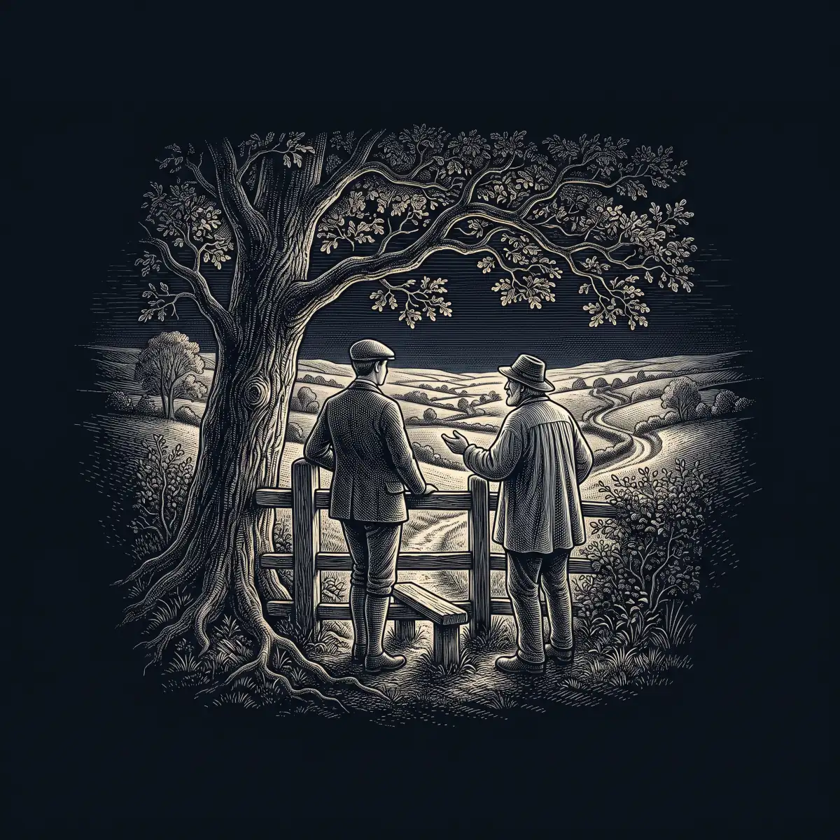 XIII by A. E. Housman, wood-engraving cover