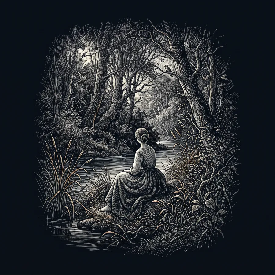 Xxi by Victor Hugo, wood-engraving cover