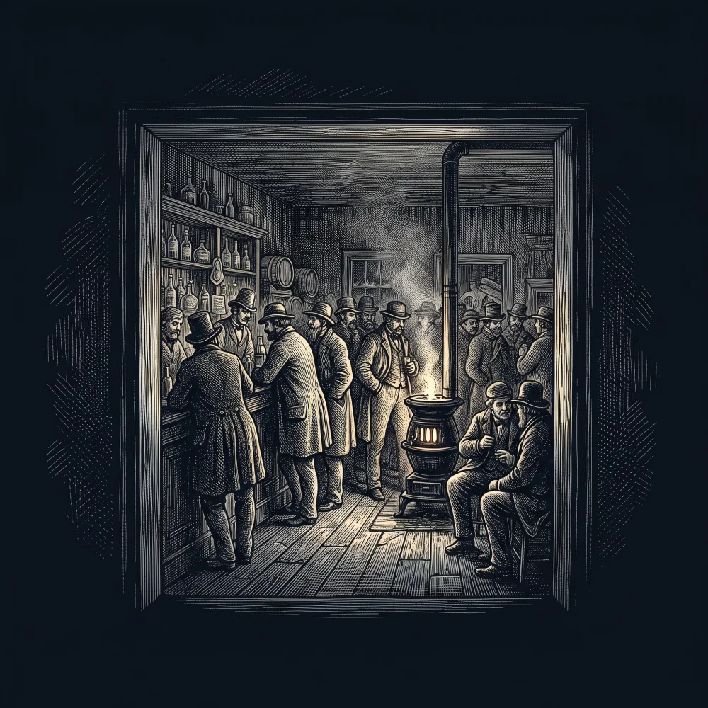 A Glimpse by Walt Whitman, wood-engraving cover