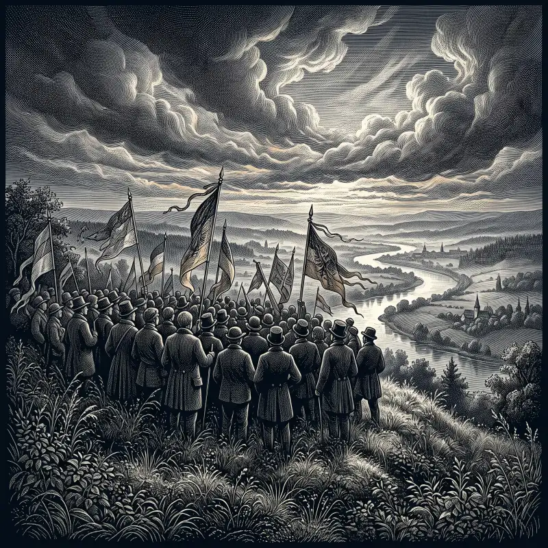 A Prophecy - February 1807 by William Wordsworth, wood-engraving cover